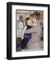 Mother and Child, C.1889-Mary Cassatt-Framed Premium Giclee Print