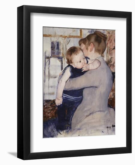 Mother and Child, C.1889-Mary Cassatt-Framed Premium Giclee Print