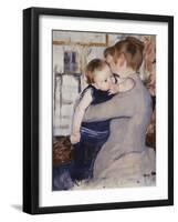 Mother and Child, C.1889-Mary Cassatt-Framed Giclee Print