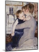 Mother and Child, C.1889-Mary Cassatt-Mounted Giclee Print