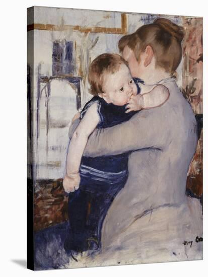 Mother and Child, C.1889-Mary Cassatt-Stretched Canvas