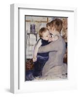 Mother and Child, C.1889-Mary Cassatt-Framed Giclee Print