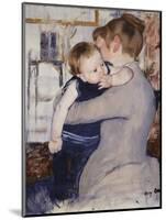 Mother and Child, C.1889-Mary Cassatt-Mounted Giclee Print