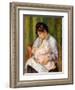 Mother and Child, C.1894-Pierre-Auguste Renoir-Framed Giclee Print
