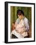 Mother and Child, C.1894-Pierre-Auguste Renoir-Framed Giclee Print