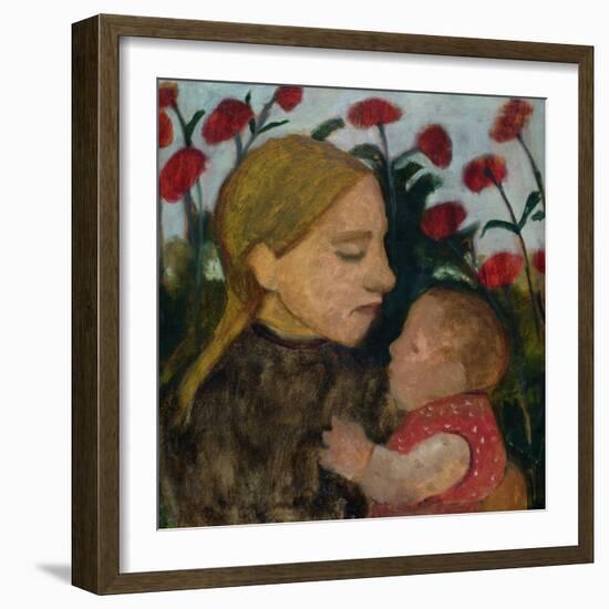 Mother and Child, c.1904-Paula Modersohn-Becker-Framed Giclee Print