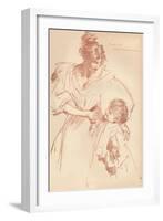 'Mother and child', c1897, (1897)-Maurice Greiffenhagen-Framed Giclee Print