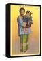 Mother and Child, Chinatown, San Francisco, California-null-Framed Stretched Canvas