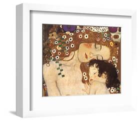 Mother and Child (detail from The Three Ages of Woman), c.1905-Gustav Klimt-Framed Art Print