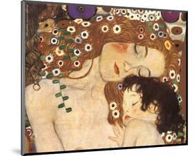 Mother and Child (detail from The Three Ages of Woman), c.1905-Gustav Klimt-Mounted Art Print