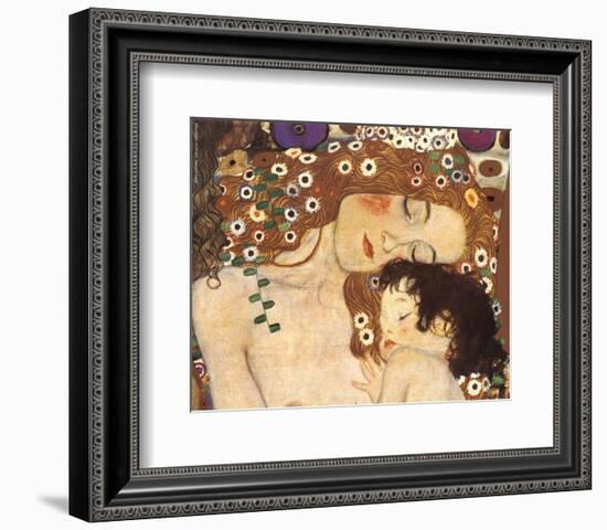 Mother and Child (detail from The Three Ages of Woman), c.1905-Gustav Klimt-Framed Art Print