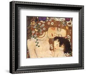 Mother and Child (detail from The Three Ages of Woman), c.1905-Gustav Klimt-Framed Art Print