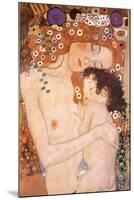 Mother and Child (detail from The Three Ages of Woman), c.1905-Gustav Klimt-Mounted Poster