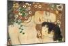 Mother and Child (detail from The Three Ages of Woman), c.1905-Gustav Klimt-Mounted Premium Giclee Print