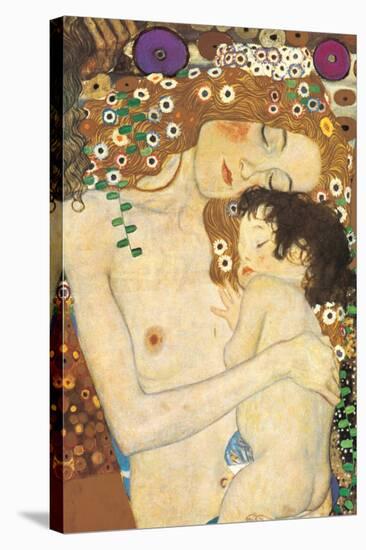 Mother and Child (detail from The Three Ages of Woman), c.1905-Gustav Klimt-Stretched Canvas