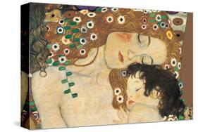 Mother and Child (detail from The Three Ages of Woman), c.1905-Gustav Klimt-Stretched Canvas