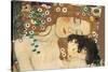 Mother and Child (detail from The Three Ages of Woman), c.1905-Gustav Klimt-Stretched Canvas