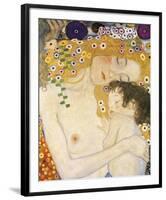 Mother and Child (detail from The Three Ages of Woman), c. 1905-Gustav Klimt-Framed Art Print