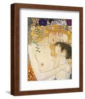 Mother and Child (detail from The Three Ages of Woman), c. 1905-Gustav Klimt-Framed Art Print