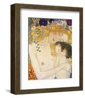 Mother and Child (detail from The Three Ages of Woman), c. 1905-Gustav Klimt-Framed Art Print