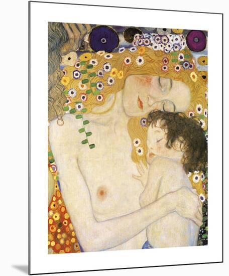 Mother and Child (detail from The Three Ages of Woman), c. 1905-Gustav Klimt-Mounted Giclee Print