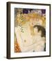 Mother and Child (detail from The Three Ages of Woman), c. 1905-Gustav Klimt-Framed Giclee Print