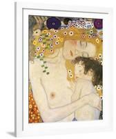 Mother and Child (detail from The Three Ages of Woman), c. 1905-Gustav Klimt-Framed Art Print