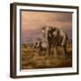 Mother and Child (Elephants)-Trevor V. Swanson-Framed Premium Giclee Print