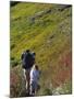 Mother and Child Hiking-null-Mounted Photographic Print