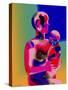 Mother and Child II-Charlie Chann-Stretched Canvas