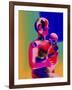 Mother and Child II-Charlie Chann-Framed Giclee Print