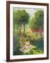 Mother and Child in a Landscape; Mere Et Enfant Dans Un Paysage, 1900-Henri Lebasque-Framed Giclee Print