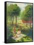 Mother and Child in a Landscape-Henri Lebasque-Framed Stretched Canvas