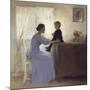 Mother and Child in an Interior, 1898-Peter Ilsted-Mounted Giclee Print
