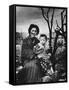 Mother and Child in Hiroshima, Four Months After the Atomic Bomb Dropped-Alfred Eisenstaedt-Framed Stretched Canvas