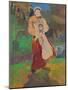 Mother and Child in Landscape-Filipp Andreyevich Malyavin-Mounted Giclee Print