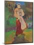 Mother and Child in Landscape-Filipp Andreyevich Malyavin-Mounted Giclee Print