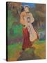 Mother and Child in Landscape-Filipp Andreyevich Malyavin-Stretched Canvas