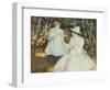 Mother and Child in Pine Woods-Edmund Charles Tarbell-Framed Giclee Print