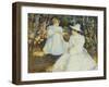 Mother and Child in Pine Woods-Edmund Charles Tarbell-Framed Giclee Print