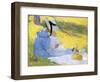 Mother and Child in the Countryside-Henri Martin-Framed Giclee Print