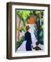 Mother and Child in the Park, 1914-Auguste Macke-Framed Giclee Print