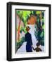 Mother and Child in the Park, 1914-Auguste Macke-Framed Giclee Print