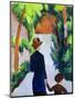 Mother and Child in the Park, 1914-Auguste Macke-Mounted Giclee Print