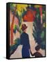 Mother and Child in the Park-Auguste Macke-Framed Stretched Canvas