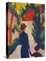 Mother and Child in the Park-Auguste Macke-Stretched Canvas