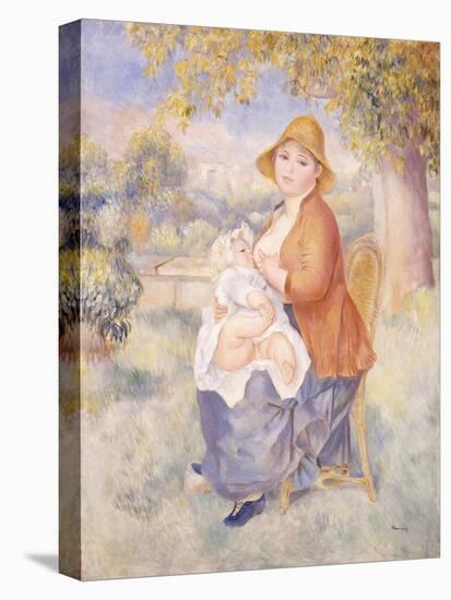 Mother and Child, Maternity, 1886-Pierre-Auguste Renoir-Stretched Canvas