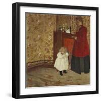 Mother and Child; Mere Et Enfant-Edouard Vuillard-Framed Giclee Print