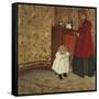 Mother and Child; Mere Et Enfant-Edouard Vuillard-Framed Stretched Canvas