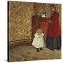 Mother and Child; Mere Et Enfant-Edouard Vuillard-Stretched Canvas